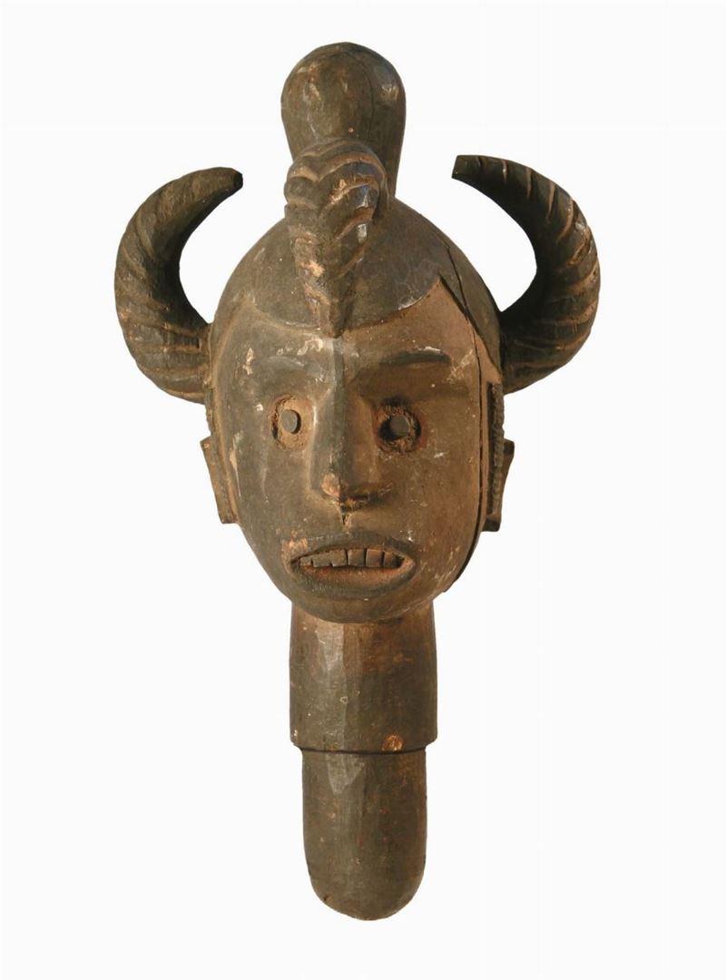 Testa con tenone, Idoma (Nigeria)  - Auction African Art - Cambi Casa d'Aste