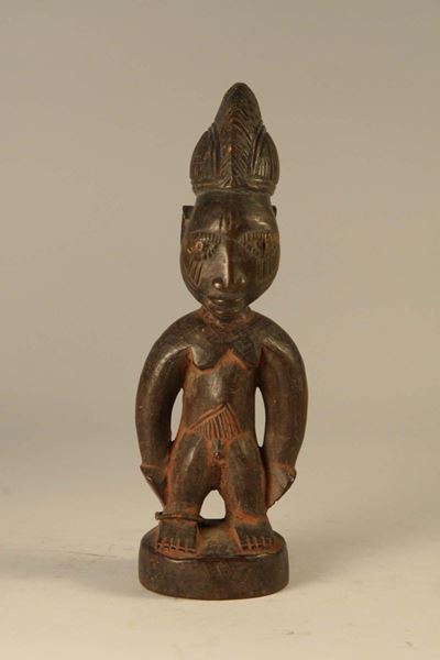 Figura di Gemello Ibeji, Yoruba, Villaggio di Erin (nigeria)