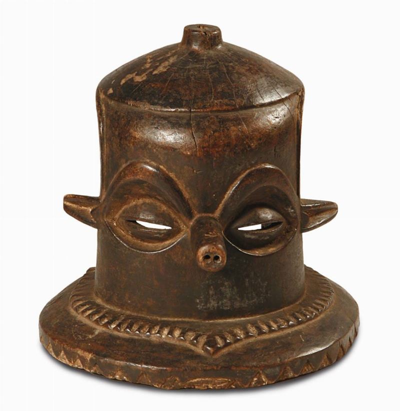 Maschera casco, Pende (Repubblica Democratica del Congo)  - Auction African Art - Cambi Casa d'Aste
