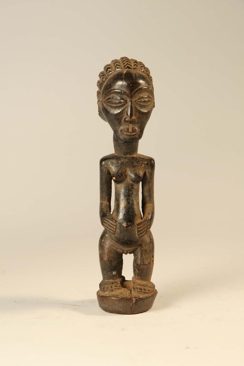 Figura di antenato, Hemba (Repubblica Democratica del Congo)  - Asta Arte Africana - Cambi Casa d'Aste