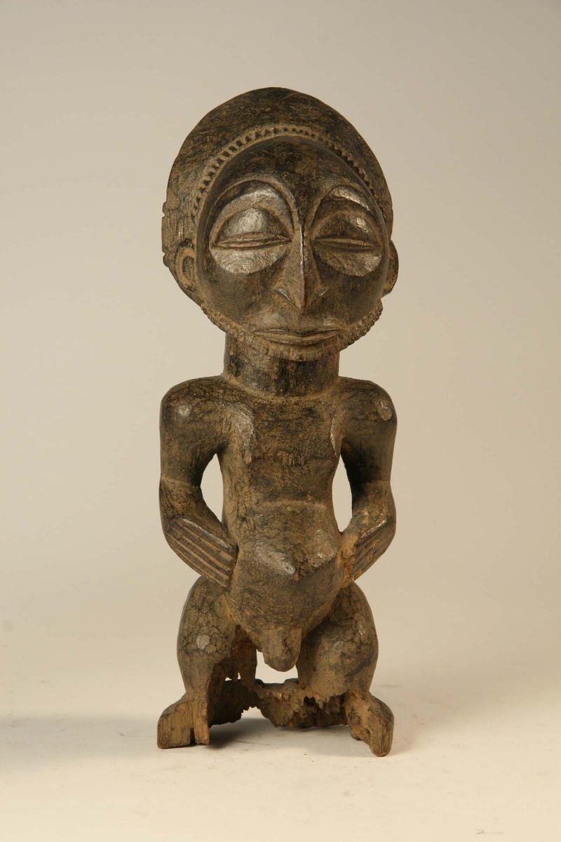 Figura di antenato, Hemba (Repubblica Democratica del Congo)  - Asta Arte Africana - Cambi Casa d'Aste