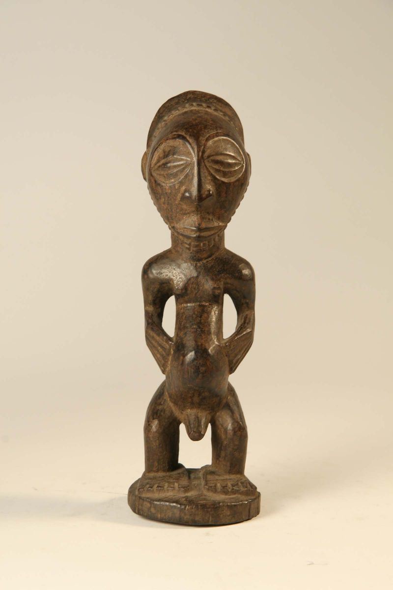 Figura di antenato, Hemba-Songye (Repubblica Democratica del Congo)  - Asta Arte Africana - Cambi Casa d'Aste