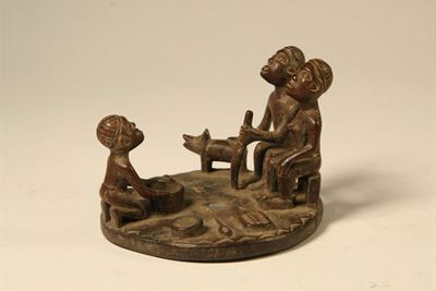 Coperchio per Ciotola da Guaritore, Yombe (repubblica Democratica del Congo)
