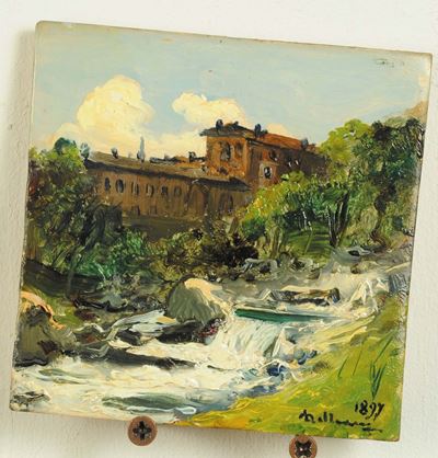 Lorenzo Delleani (1840-1908)lavoratori della Terra, 1901 Castello e Torrente, 1895