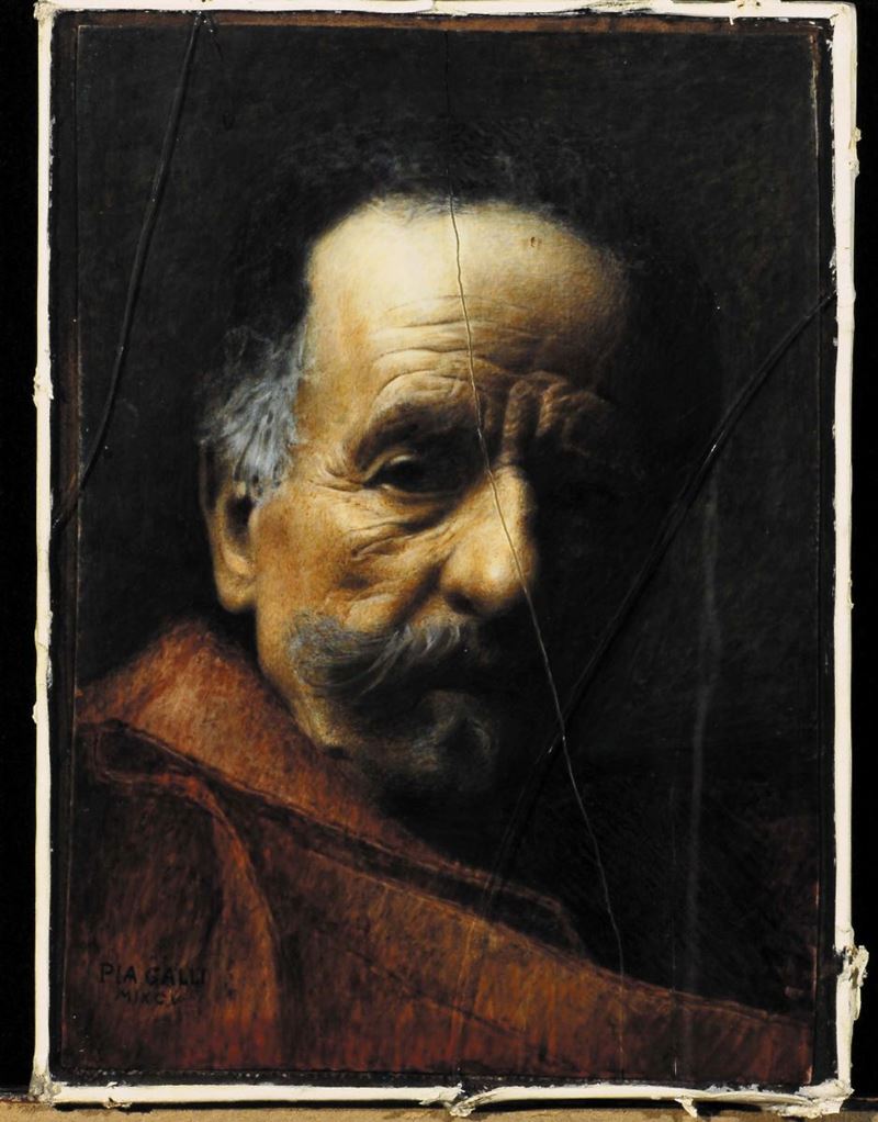 Pia Galli Ritratto di Delleani  - Asta Dipinti del XIX e XX secolo - II - Cambi Casa d'Aste
