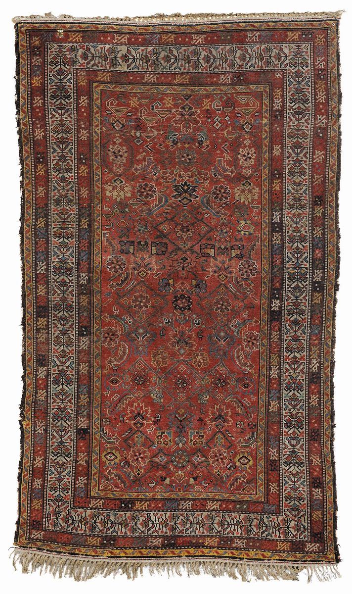 Tappeto persiano Malayer, fine XIX inizio XX secolo, cm 200x115  - Asta Antiquariato e Dipinti Antichi - Cambi Casa d'Aste