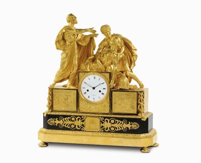 Orologio Storico del Periodo Dell’impero Romano con Racconta la Storia di Lucrezia, Iconografia d...