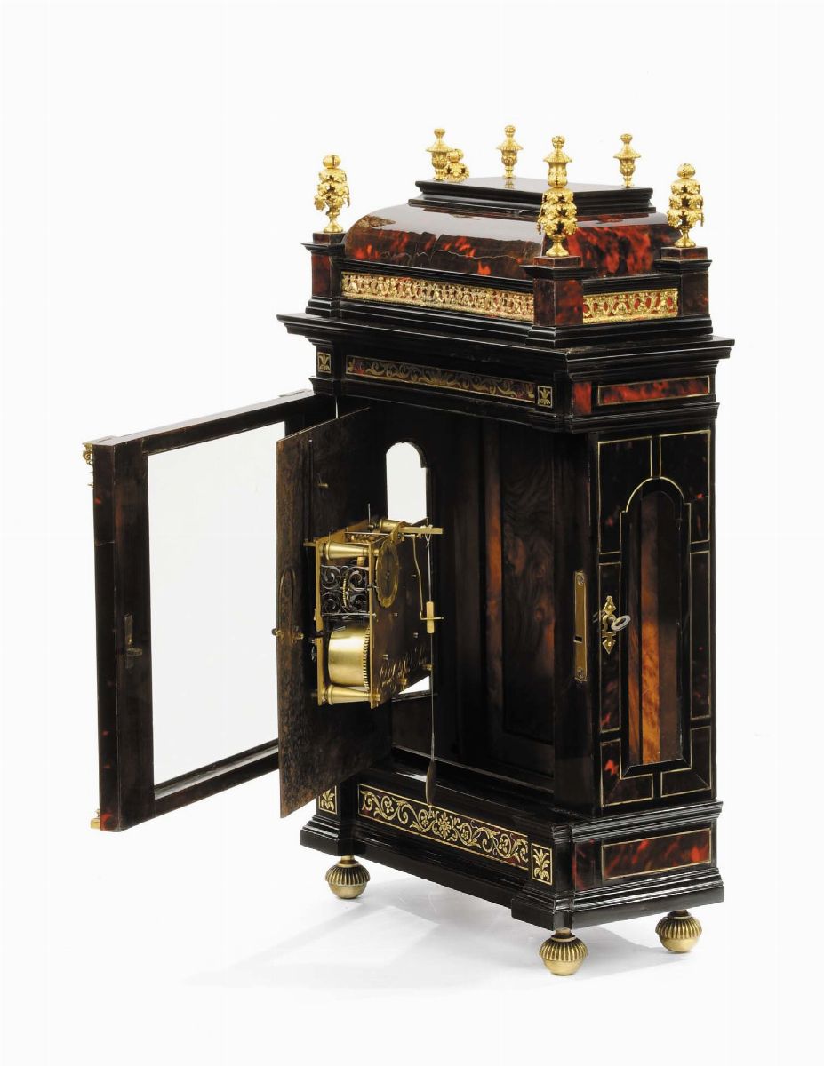 Importante Pendola da Tavolo Religiouse, Nicolas Gribelin a Paris, Francia Fine XVII Secolo