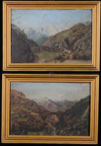 Anonimo del XIX Secolovedute Montane