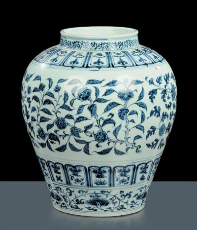 Vaso in Porcellana, Cina Stile Ming