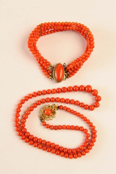 Parure Composta da Collana e Bracciale