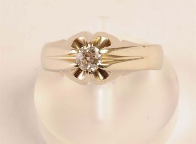 Anello Maschile con Diamante