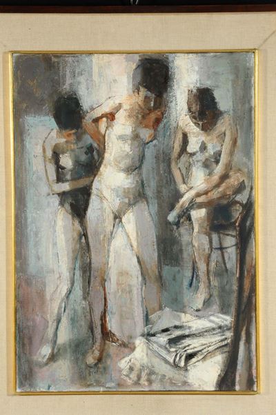 William Apap (1918-1970)ballerine a Riposo