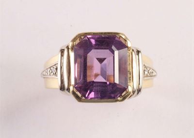 Anello con Ametista Naturale