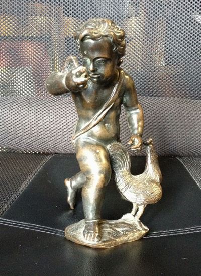 Scultura in Bronzo Raffigurante Putto, XVII Secolo