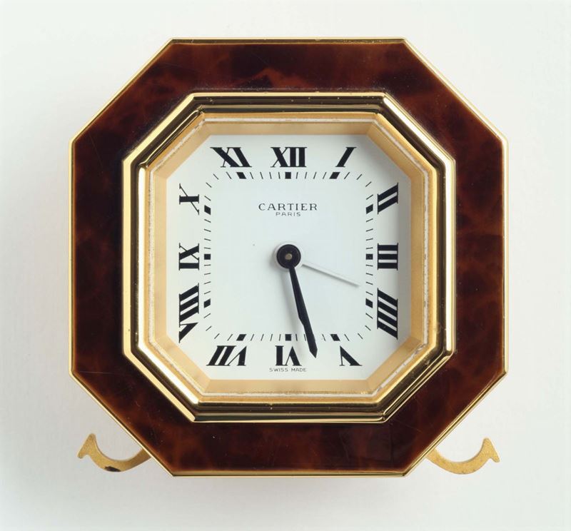 Orologio Cartier da tavolo  - Auction Ancient and Contemporary Clocks and Jewels - Cambi Casa d'Aste