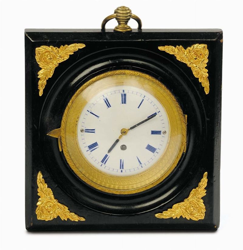 Piccolo orologio da muro, Austria metà XIX secolo  - Auction Pendulum and Decorative Clocks - Cambi Casa d'Aste