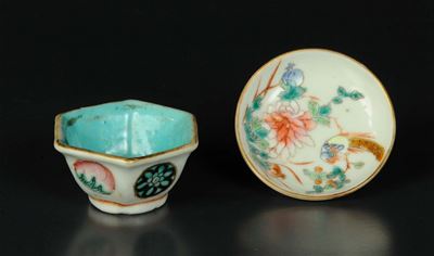 Piattino e Ciotolina per Salse in Porcellana, Cina