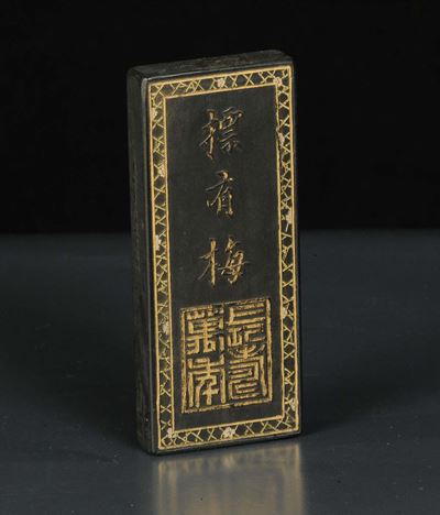 Tavoletta di Inchiostro, Cina XIX Secolo
