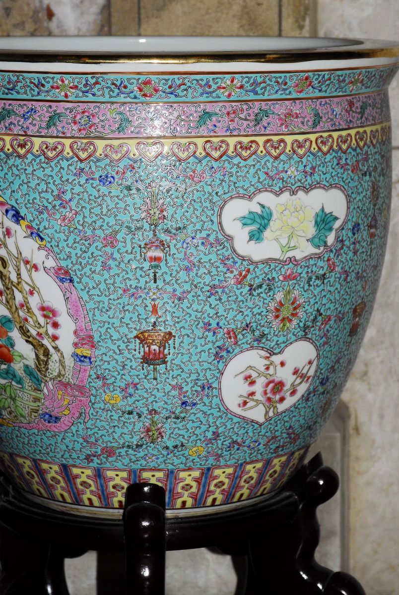 Vaso per Pesci in Porcellana, Cina