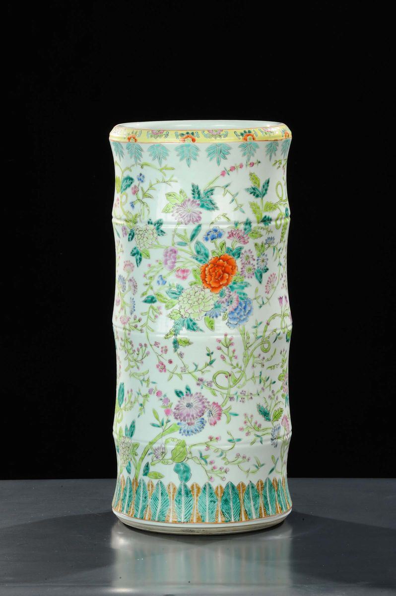 Portaombrelli in porcellana, Cina  - Auction Oriental Art - Cambi Casa d'Aste