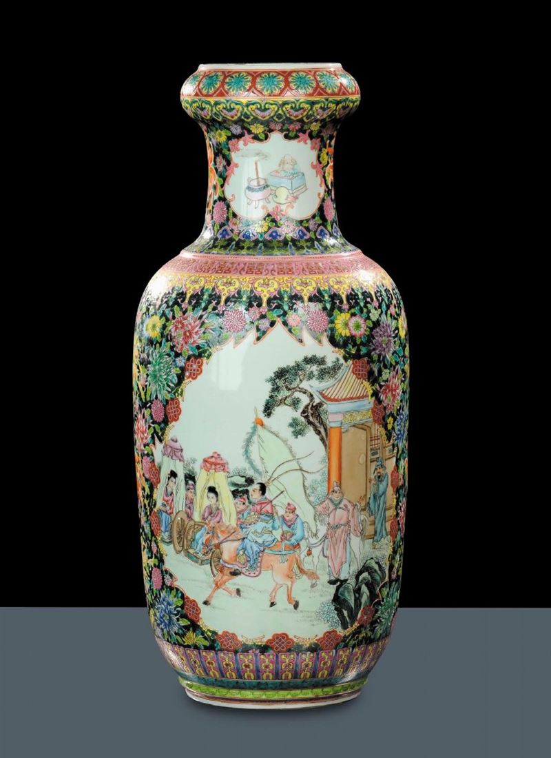 Vaso in porcellana, Cina  - Asta Arte Orientale - Cambi Casa d'Aste