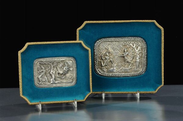 Due Piastre in argento 90%, Birmania XIX secolo