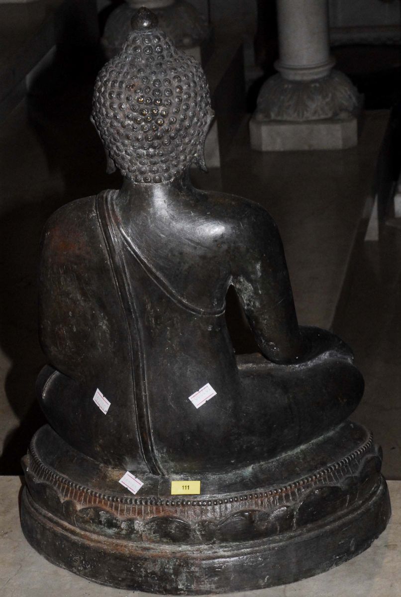 Buddha Seduto su Base a Fiore di Loto, Tailandia XVIII Secolo