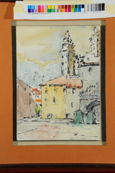 Giuseppe Cavasanti (1895-1980)veduta di Piazza