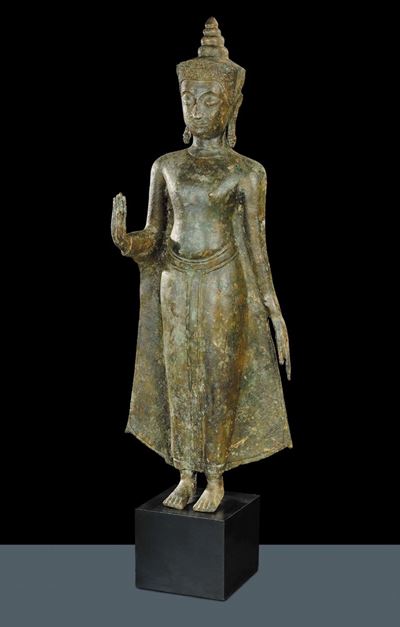 Bodisattwa in Bronzo, Tailandia, Copia del XVIII Secolo