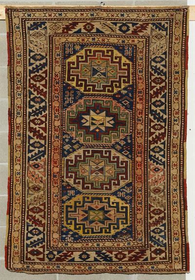 Tappeto Caucasico Shirvan, Fine XIX Secolo