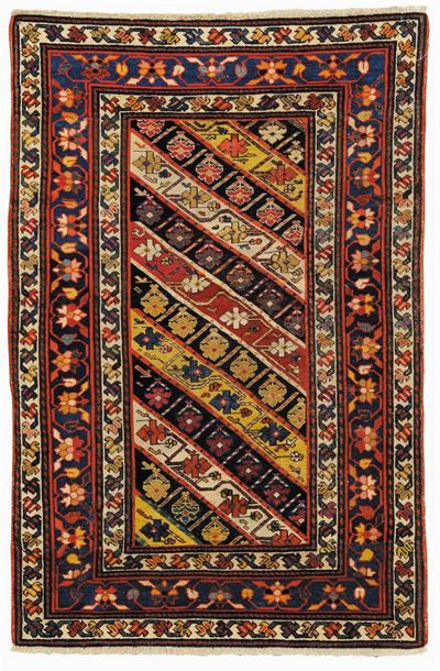 Tappeto Caucasico Shirvan Ganje, Fine XIX Secolo