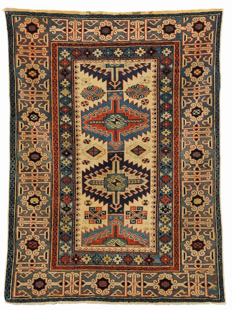 Tappeto caucasico Shirvan Kuba, fine XIX secolo  - Auction Ancient Carpets - Cambi Casa d'Aste