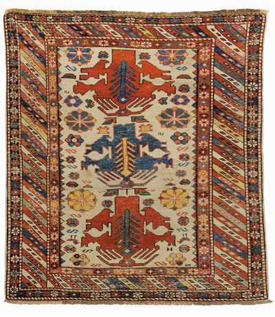 Tappeto Caucasico Shirvan, Fine XIX Secolo