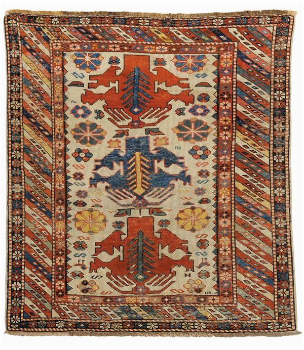 Tappeto caucasico Shirvan, fine XIX secolo