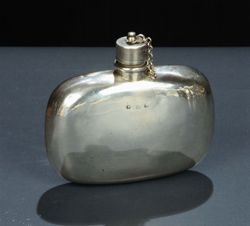 Fiaschetta da taschino in argento, Birmingham 1866  - Auction OnLine Auction 12-2011 - Cambi Casa d'Aste