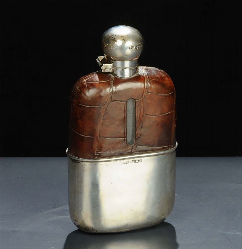 Fiashetta in argento da taschino, Sheffield 1921  - Asta Asta OnLine 12-2011 - Cambi Casa d'Aste
