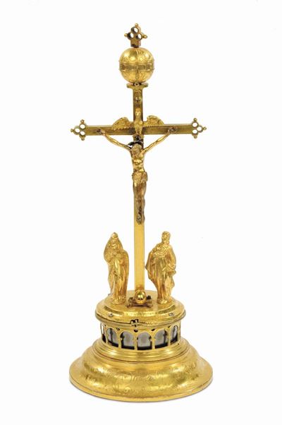 Orologio Rinascimentale a Calvario, Germania Ausburg 1590-1620