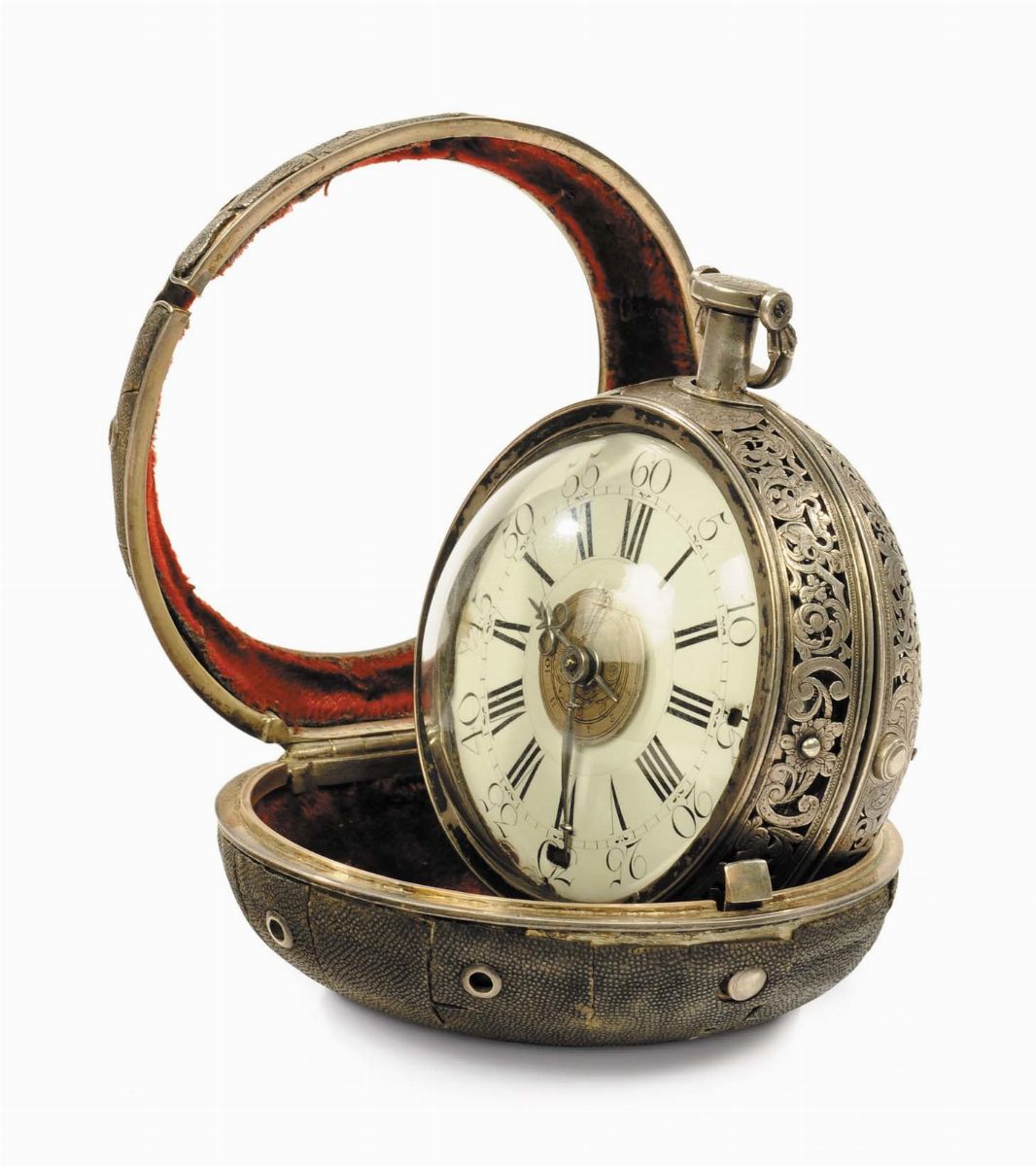 Orologio da Carrozza Firmato Gabrier London, 1720-1740