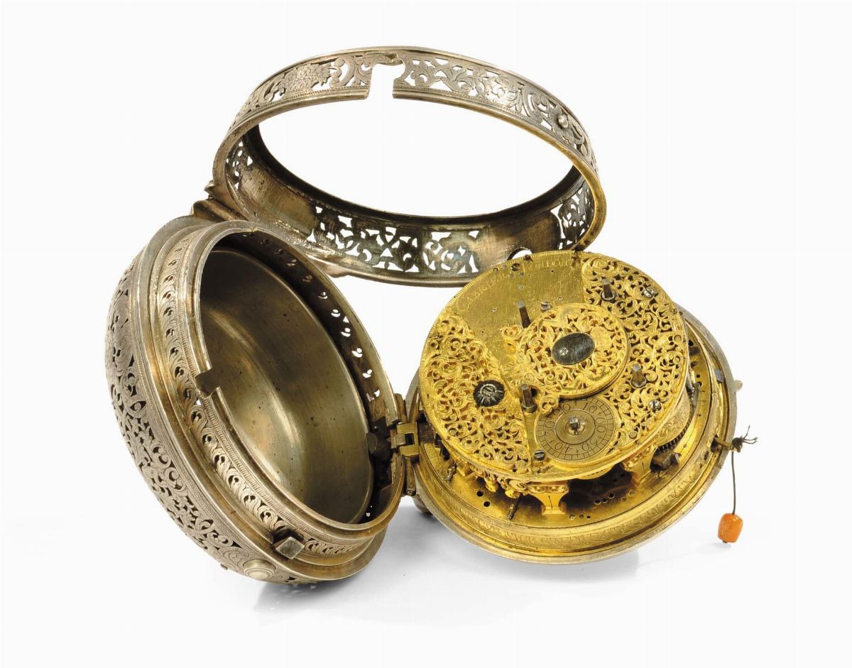 Orologio da Carrozza Firmato Gabrier London, 1720-1740