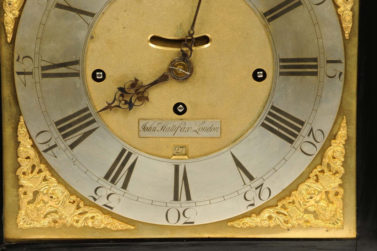 Pendola da Tavolo Bracket Inglese Firmata John Hallifax London, Inghilterra XVIII Secolo