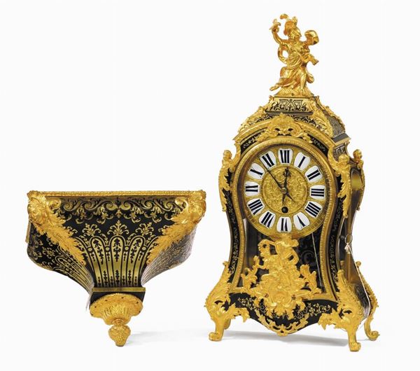 Piccolo orologio tipo Boulle, XVIII secolo