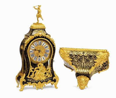 Piccolo Orologio Boulle Firmato Baillard a Besancon, XVIII Secolo