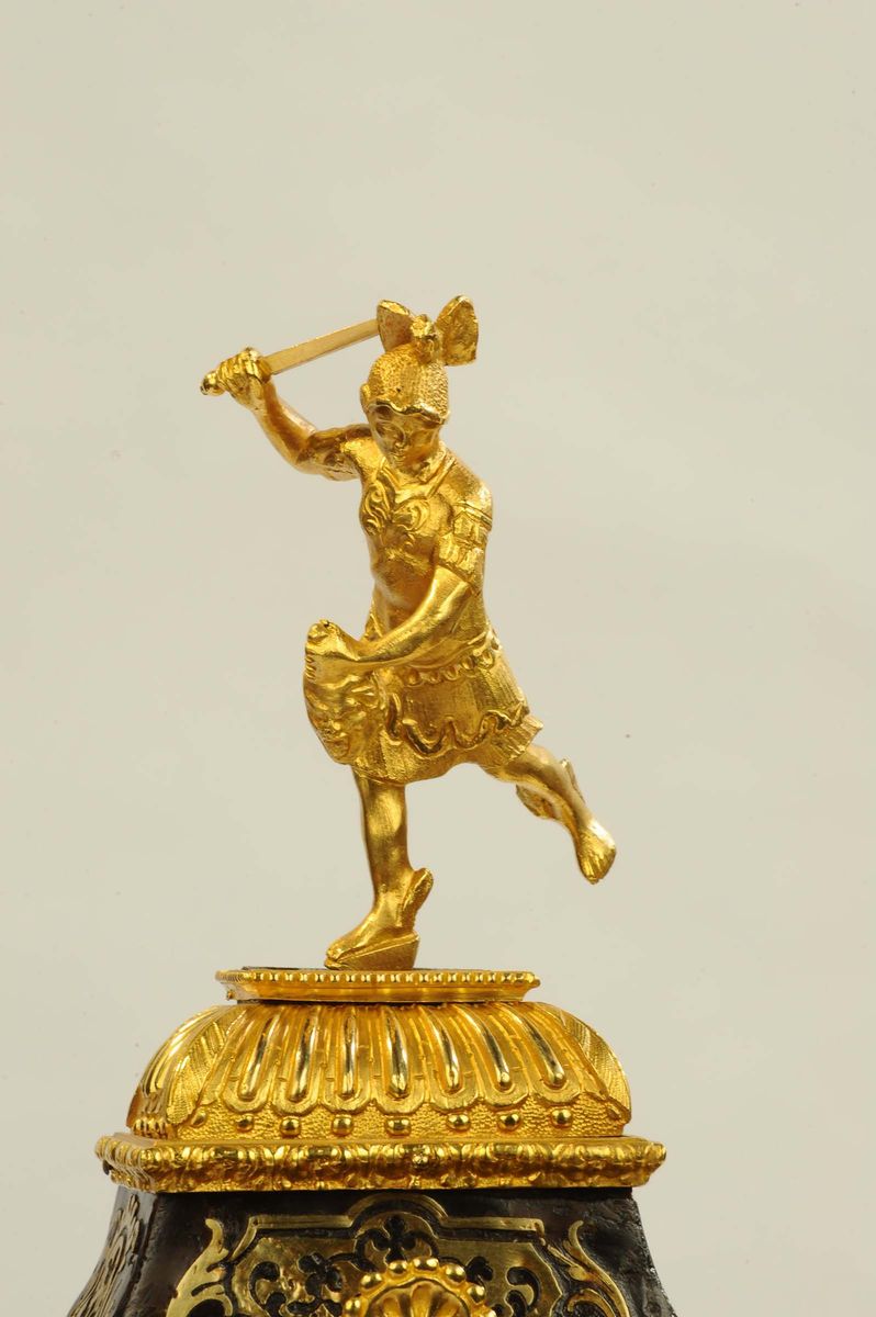 Piccolo Orologio Boulle Firmato Baillard a Besancon, XVIII Secolo