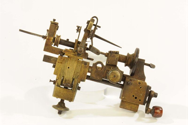 Macchina per filettare i conoidi, Francia XVIII secolo  - Auction Pendulum and Decorative Clocks - Cambi Casa d'Aste