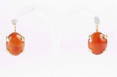 Orecchini con Corniola Cabochon