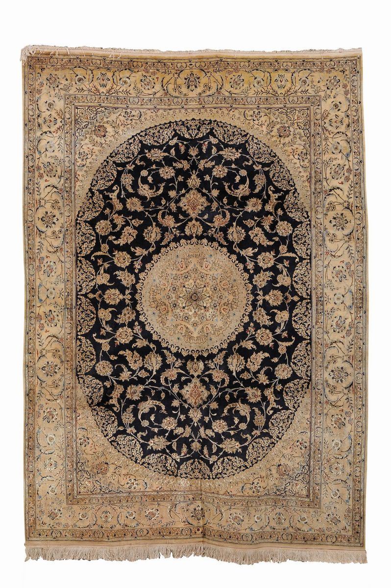 Tappeto persiano Nain Tudesh, XX secolo  - Auction Ancient Carpets - Cambi Casa d'Aste