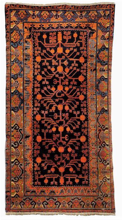 Tappeto Samarkanda Kashgar, Inizio XX Secolo