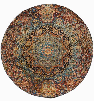 Frammento di Tappeto Persiano Tabriz, Inizi XX Secolo