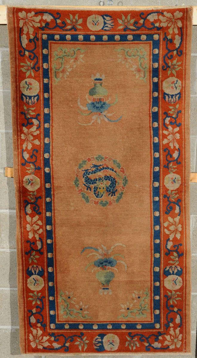 Tappeto cinese Pechino, metà XX secolo  - Auction Ancient Carpets - Cambi Casa d'Aste